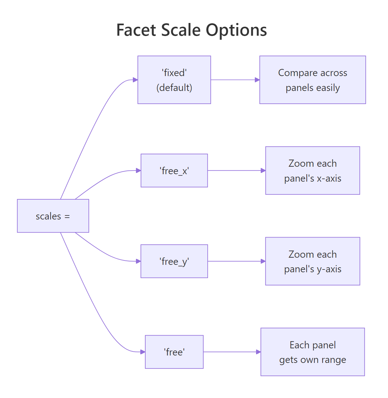 Facet scale options
